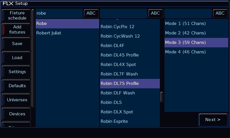 Add Fixtures Robe