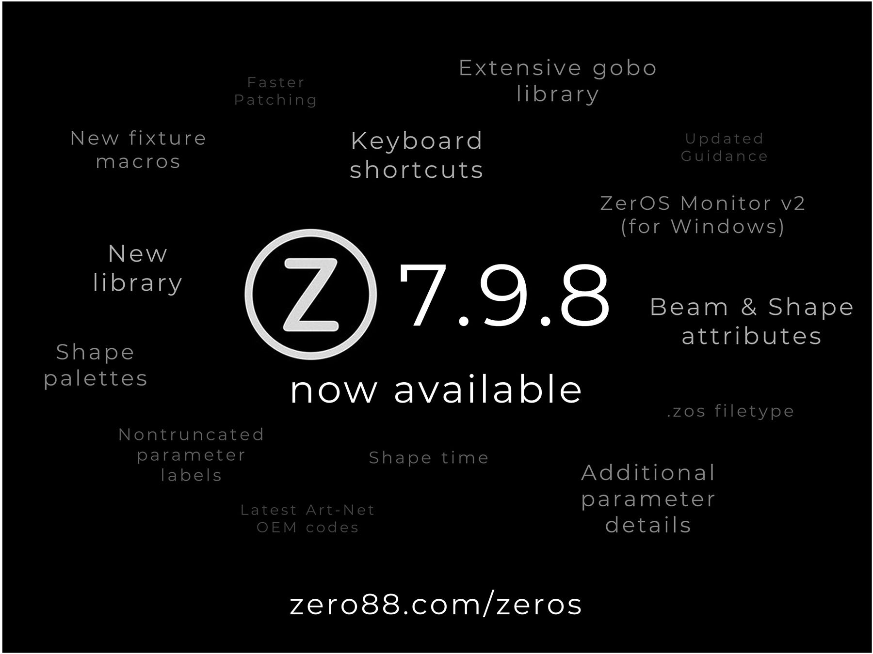 Zero 88 Zeros 79 8 Software Release Visual